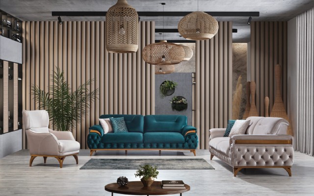 Zola Koltuk Takımı Modern Yataklı Oturma Grubu