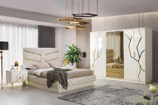 Nevada Yatak Odası Takımı 6 Kapaklı Modern Yatak Odası Mobilya